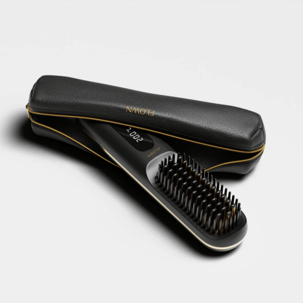 Black Leather Pouch for GoBrush