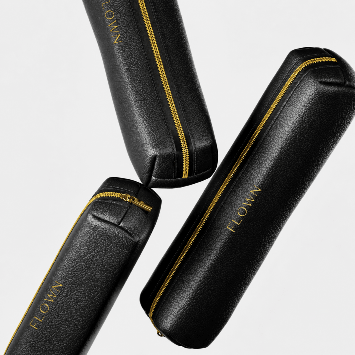 Black Leather Pouch for GoBrush