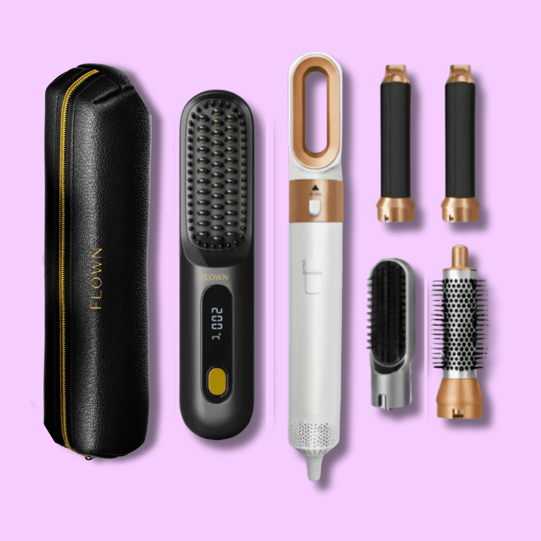 GoBrush MAX + Leather Pouch + 5-in-1 Airstyler