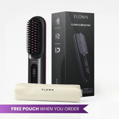 [NEW] FLOWN Portable Straightener Brush - GoBrush PRO