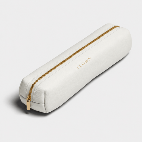 White Leather Pouch for GoBrush