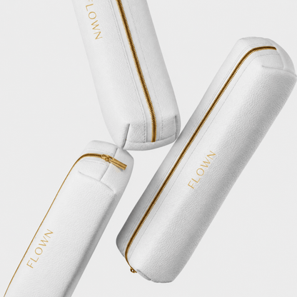 White Leather Pouch for GoBrush